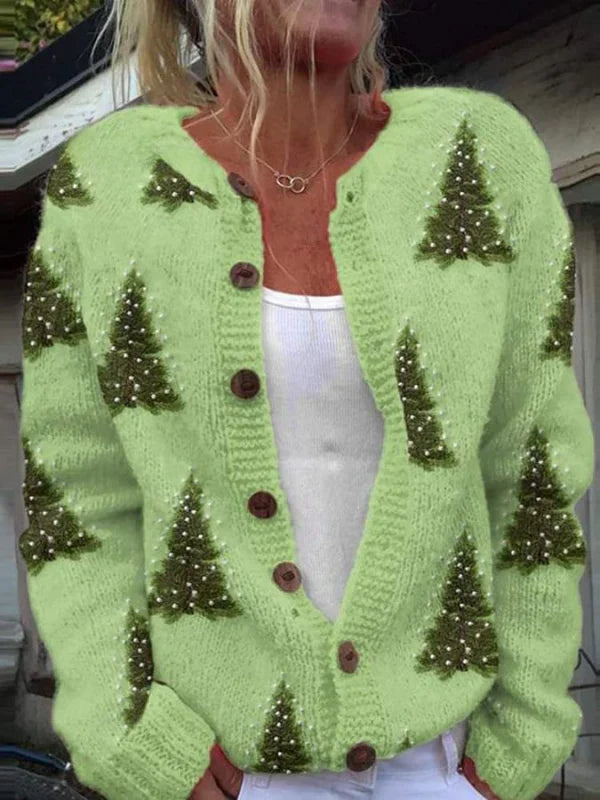 NADINE | CHIC BUTTONED CARDIGAN SWEATER