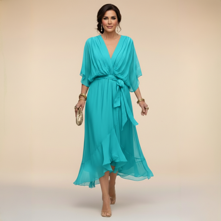 Sarah™ | Sandra V-Neck Dress