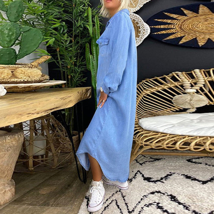 Adeline | Denim Shirt Dress