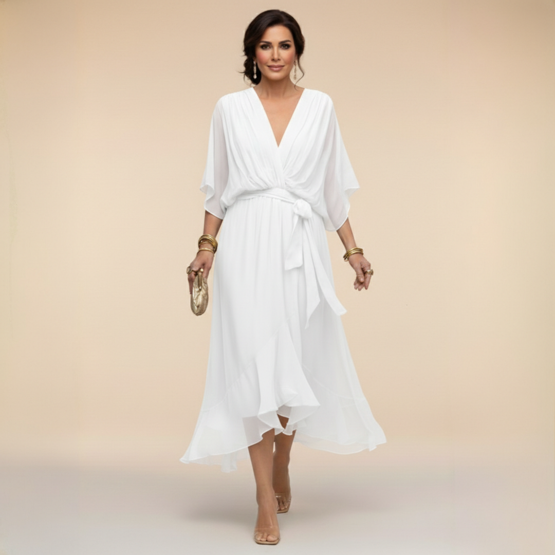 Sarah™ | Sandra V-Neck Dress