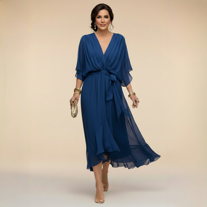 Sarah™ | Sandra V-Neck Dress
