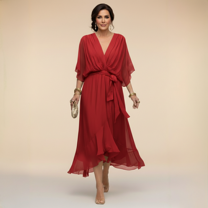 Sarah™ | Sandra V-Neck Dress