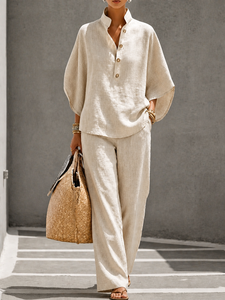 Carlotta | Two-Piece Palazzo Ensemble