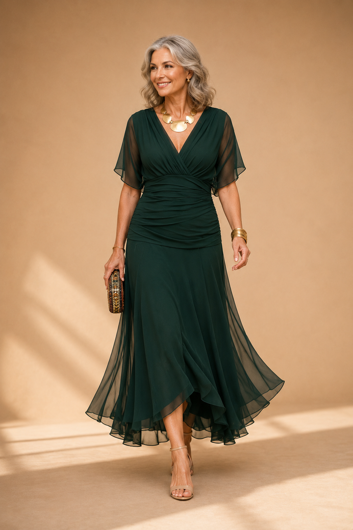 Mikaela - Off-Shoulder Maxi Dress