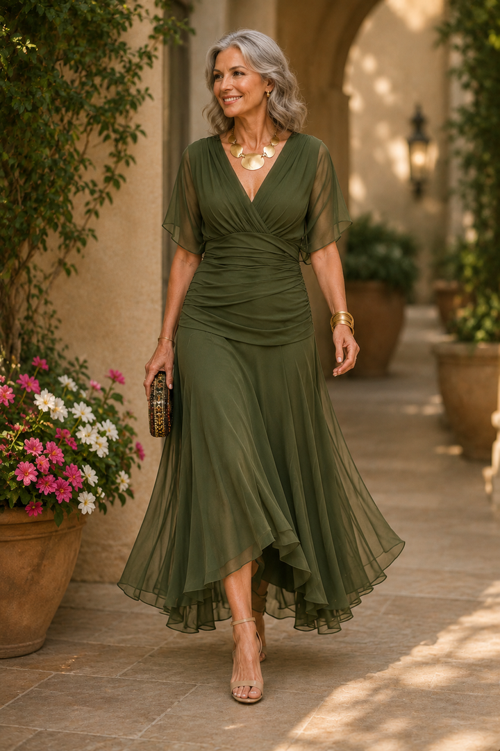 Mikaela - Off-Shoulder Maxi Dress