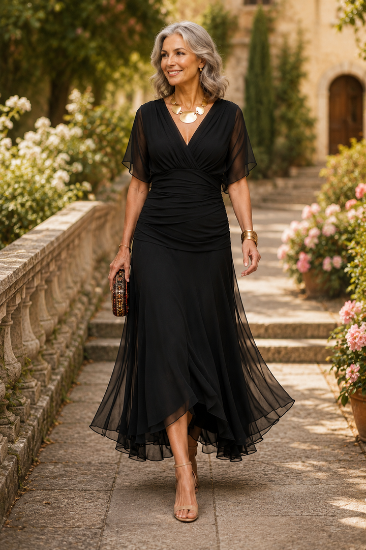 Mikaela - Off-Shoulder Maxi Dress