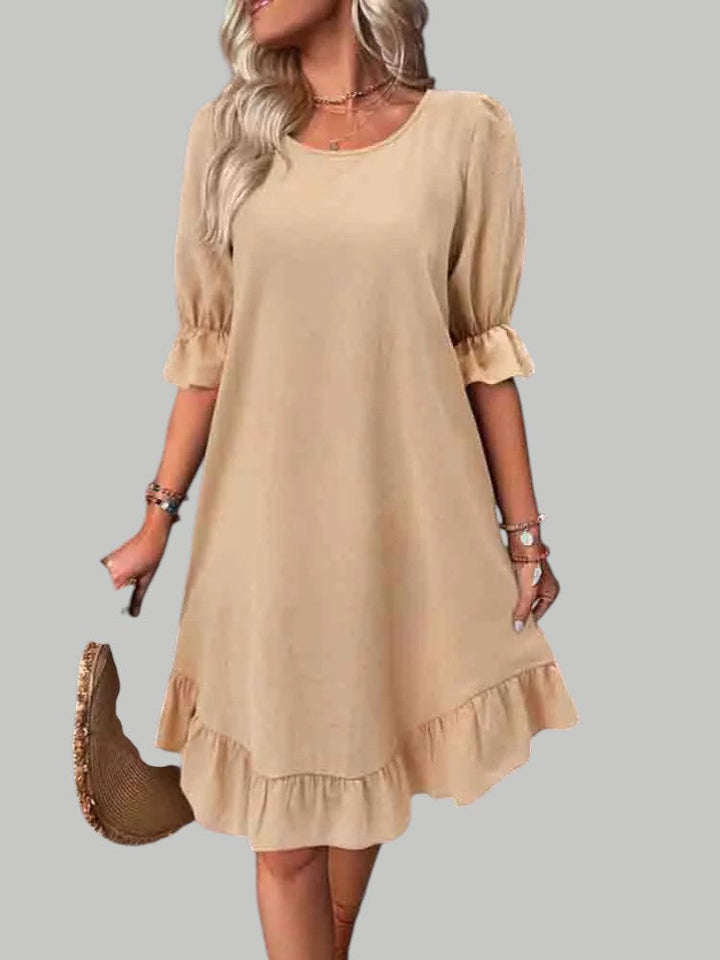 Sally | Summer dress with ruffles