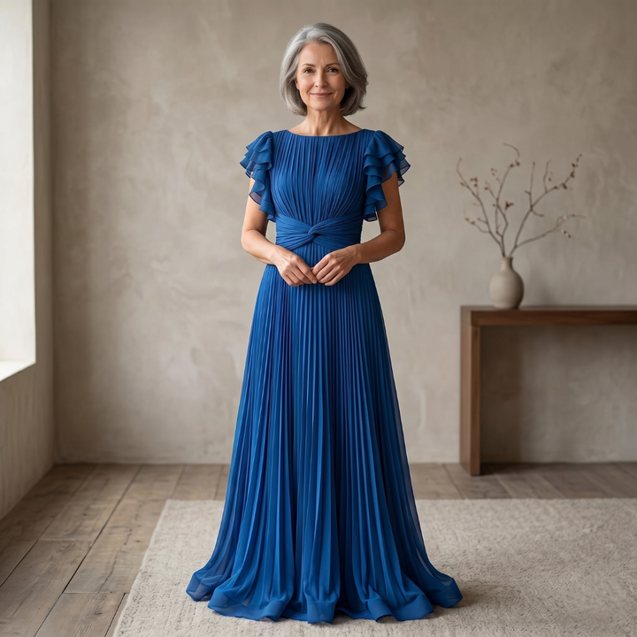 ABIGAIL™ | ELEGANT PLEATED DRESS THAT FLATTERS YOUR SHAPE