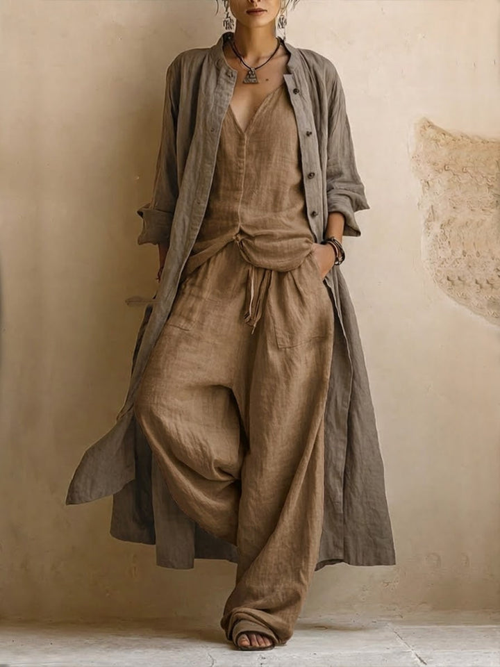Valentina | Soft Set with Long Coat